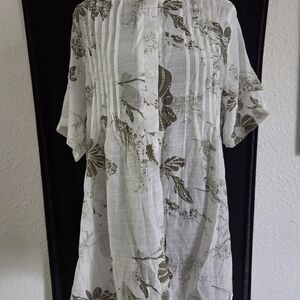 Floral Print Women's Blouse